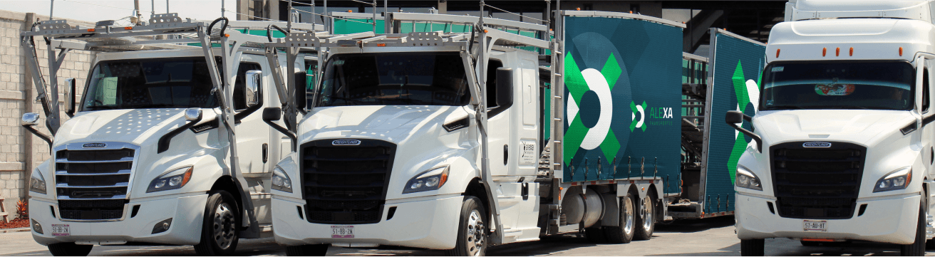 Logo of Alex Transport Services featuring a modern design, symbolizing efficiency and reliability in transportation.